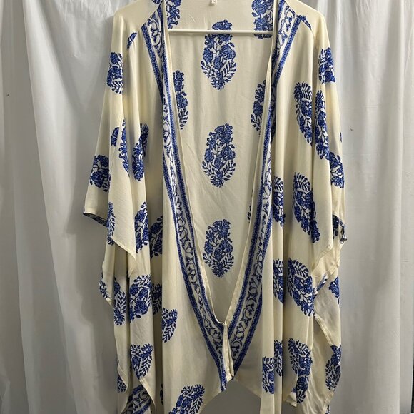 Source Unknown Tops - Paisley Boho Kimono Kaftan